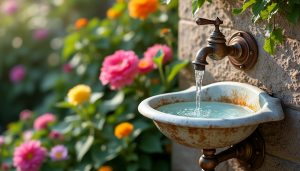découvrez comment transformer un ancien lavabo en une élégante fontaine murale grâce à nos conseils pratiques et étapes détaillées pour une décoration extérieure originale et écologique.