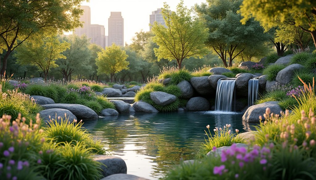 découvrez comment aménager des bassins et cascades écologiques pour sublimer votre jardin urbain, favoriser la biodiversité et créer un espace naturel apaisant en ville.