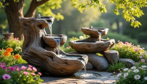 découvrez nos fontaines décoratives en bois flotté : des pièces uniques et naturelles pour sublimer votre jardin ou intérieur, alliant élégance, originalité et ambiance zen.