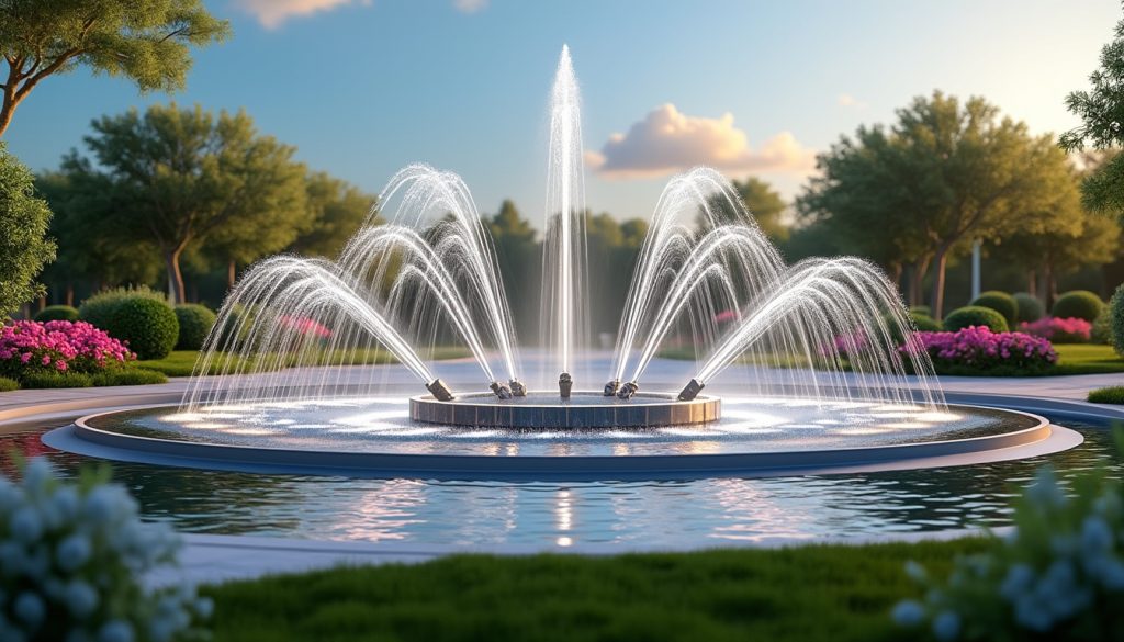 découvrez nos jets programmables pour fontaines connectées, alliant technologie et design pour personnaliser l’animation de l’eau selon vos envies. commande intelligente et installation facile.