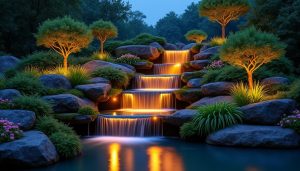 découvrez comment les luminaires led mettent en valeur vos cascades de jardin en créant une ambiance magique et poétique, tout en offrant une illumination économique et durable.